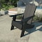 Highwood Usa Modern Adirondack Chair Outdoor Furniture for Patio, Backyard, Garden AD-CHRAD01-BKE - alternate 2